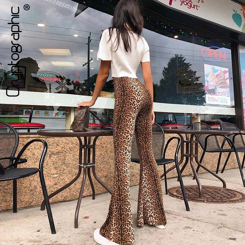 Cryptographic Leopard print high waist flare pants sexy fitness leggings 2018 autumn winter streetwear slim long bodycon pants
Cryptographic Leopard print high waist flare pants sexy fitness leggings 2018 autumn winter streetwear slim long bodycon pants