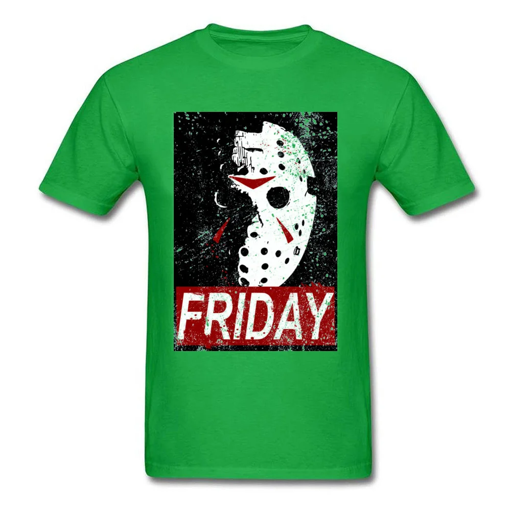 0628Jason Voorhees Friday Fashionable Boy T-shirts Crew Neck Short Sleeve Pure Cotton Tops & Tees Slim Fit Sweatshirts 0628Jason Voorhees Friday green