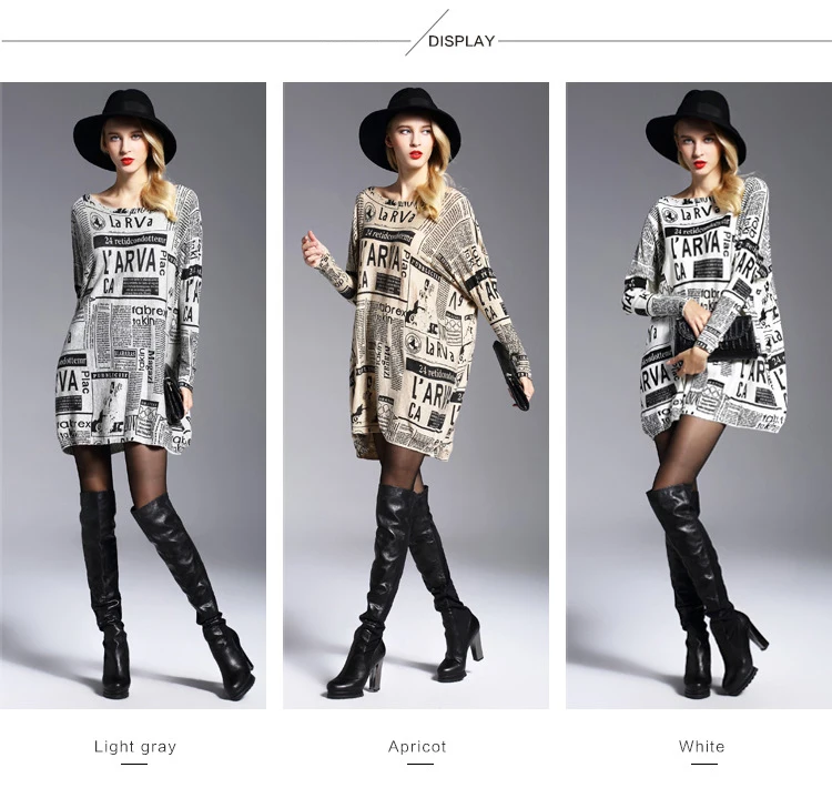 HCYO New Computer Knitted Spring Sweater Women Oversized Loose Sweater Woman Fashion Print Women Sweaters Slash Neck Pullovers (4)
