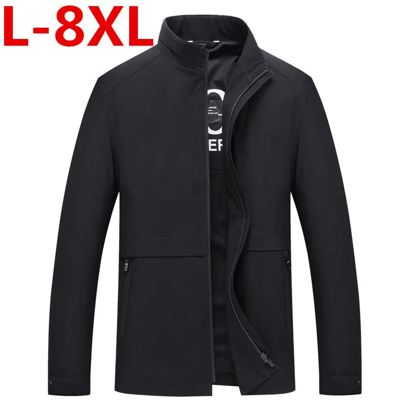 autumn New Styles Men Jacket Collar Zipper Business Casual Cozy Coats And Jackets Big Size 8XL 7XL 6XL 5XL 4XL 3XL Men Clothing
autumn New Styles Men Jacket Collar Zipper Business Casual Cozy Coats And Jackets Big Size 8XL 7XL 6XL 5XL 4XL 3XL Men Clothing
