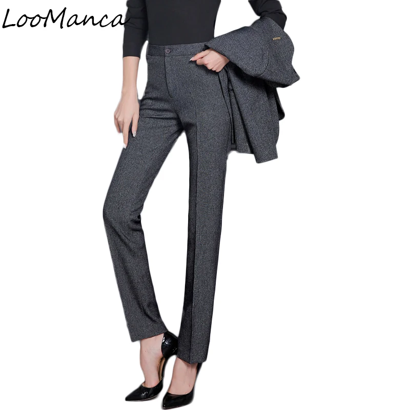 Professional business Formal Pants Spring Autumn 2018 New Korean Work wear office ladies Slim Black Gray OL Suit Pants
Professional business Formal Pants Spring Autumn 2018 New Korean Work wear office ladies Slim Black Gray OL Suit Pants