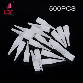 500Pcs/bag Tradional Microblading Tattoo Needle Tips 1 3 5 RL 5F 7F Tatoo Needles Caps PMU For Permanent Makeup Machine Pen