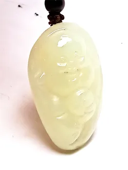 Koraba Natural Chinese Hetian White Jade Happy Buddha Pendant Necklace Jewelry Gift Gemstone Only One
Koraba Natural Chinese Hetian White Jade Happy Buddha Pendant Necklace Jewelry Gift Gemstone Only One