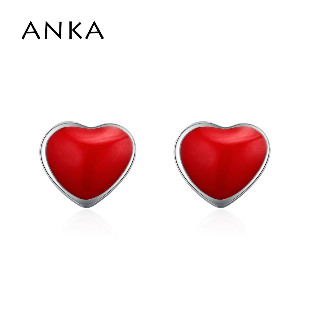 New Jewelry Fresh Sweet Red Hearts Simple Stud Earrings for Girlfriends Rhodium Color Love Earrings S925 Silver Ear Stick#132910
New Jewelry Fresh Sweet Red Hearts Simple Stud Earrings for Girlfriends Rhodium Color Love Earrings S925 Silver Ear Stick#132910