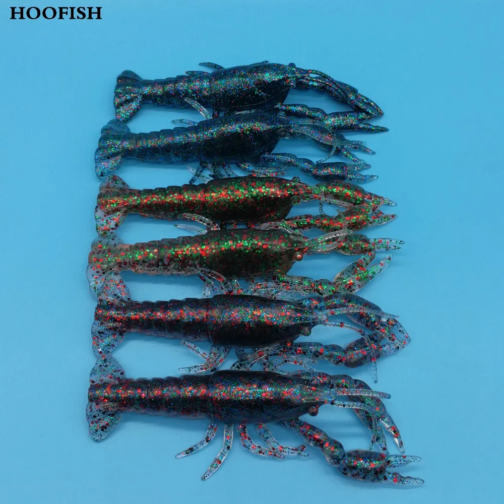 HOOFISH 6PCS/LOT crayfish soft lure 19g/12cm High quality bionic soft bait soft lure fishing tackle
HOOFISH 6PCS/LOT crayfish soft lure 19g/12cm High quality bionic soft bait soft lure fishing tackle