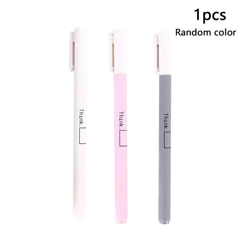 1pc 0.5mm Gel Pen Black Pen Kawaii Material Escolar Student Writing Pen Simple Stylish Student Supplies Teacher's Day Gift
1pc 0.5mm Gel Pen Black Pen Kawaii Material Escolar Student Writing Pen Simple Stylish Student Supplies Teacher's Day Gift