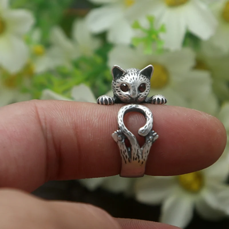 Vintage Silver Crystals Adjustable Free Size Animal Retro Cute Kitty Cat Wrap Ring For Girls Free Ship
Vintage Silver Crystals Adjustable Free Size Animal Retro Cute Kitty Cat Wrap Ring For Girls Free Ship