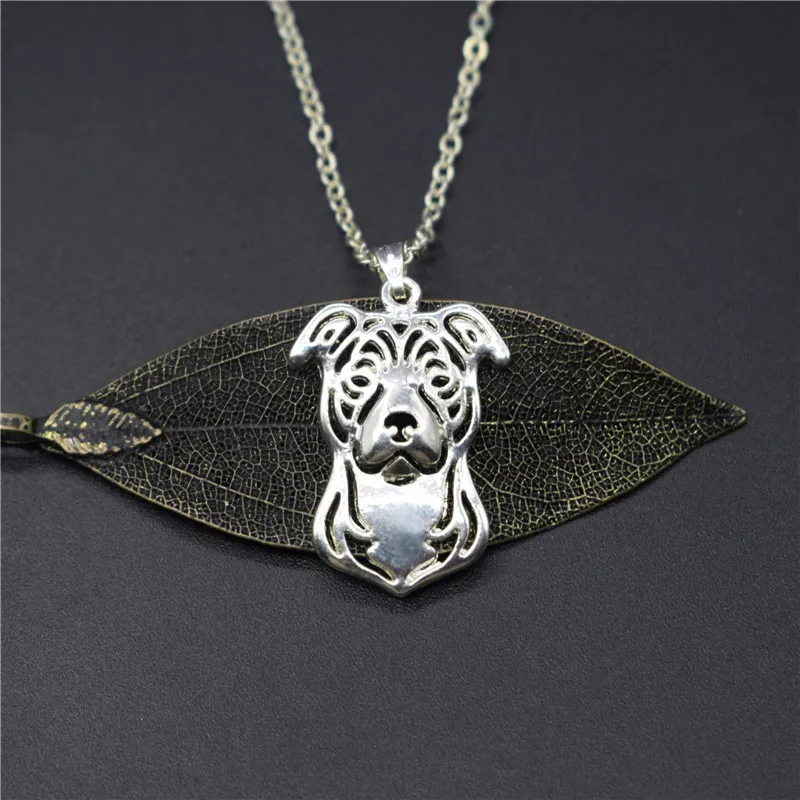 Elfin Trendy Staffordshire Bull Terrier Necklaces Gold Color Silver Color Dog Jewellery Pendant Necklaces Women Men Jewellery
Elfin Trendy Staffordshire Bull Terrier Necklaces Gold Color Silver Color Dog Jewellery Pendant Necklaces Women Men Jewellery