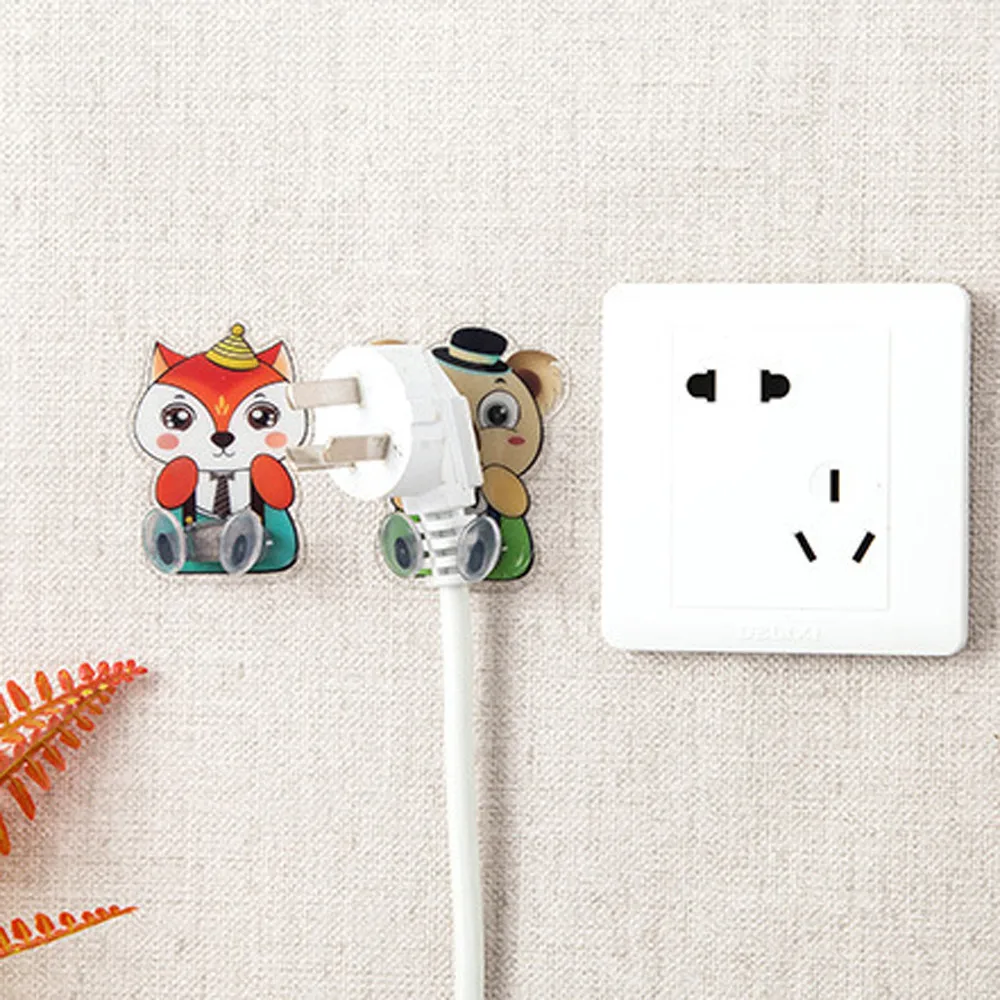 4 PC cute animal Power Plug Hanger Home Office Wall Adhesive Plastic Power Plug Socket Holder Creative Hanger
4 PC cute animal Power Plug Hanger Home Office Wall Adhesive Plastic Power Plug Socket Holder Creative Hanger