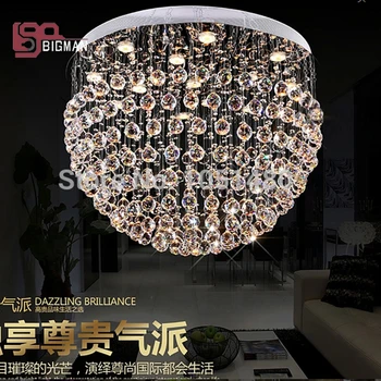 new round Crystal Chandelier Ceiling fixures modern Contemporary living Room light
new round Crystal Chandelier Ceiling fixures modern Contemporary living Room light