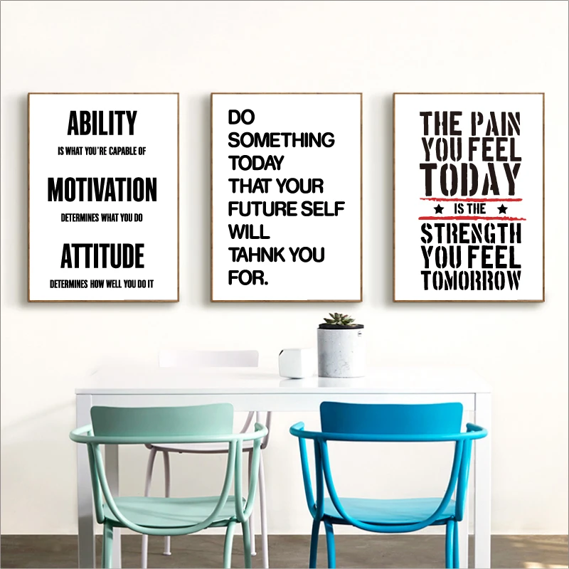 Fitness Motivational Quote Posters Print Minimalist Wall Art Canvas Painting Gym Posters Canvas Pictures Wall Decoration
Fitness Motivational Quote Posters Print Minimalist Wall Art Canvas Painting Gym Posters Canvas Pictures Wall Decoration