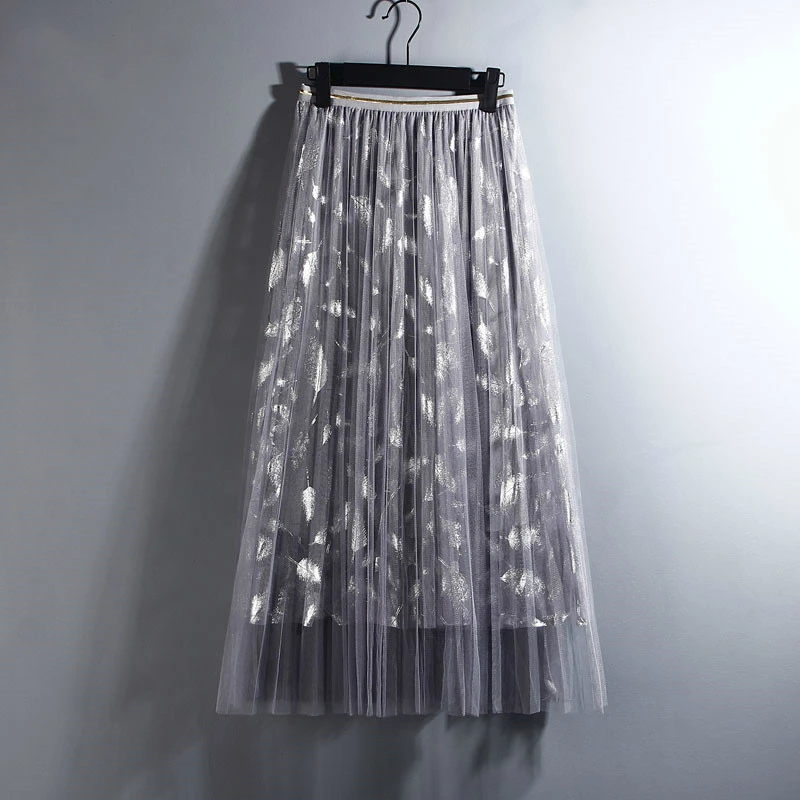 New 2018 summer autumn fashion feather print skirts womens maxi Long Skirt High Elastic Waist Skinny fairy Gauze Pleated Skirt
New 2018 summer autumn fashion feather print skirts womens maxi Long Skirt High Elastic Waist Skinny fairy Gauze Pleated Skirt