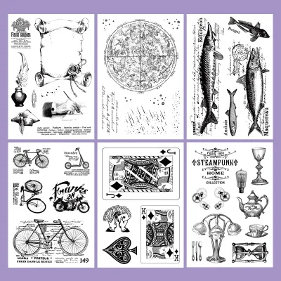 Decorative Handmade Practical Retro Clear Stamp for Scrapbooking Transparent Silicone Rubber DIY Photo Album Decor Scrapbooking
Decorative Handmade Practical Retro Clear Stamp for Scrapbooking Transparent Silicone Rubber DIY Photo Album Decor Scrapbooking