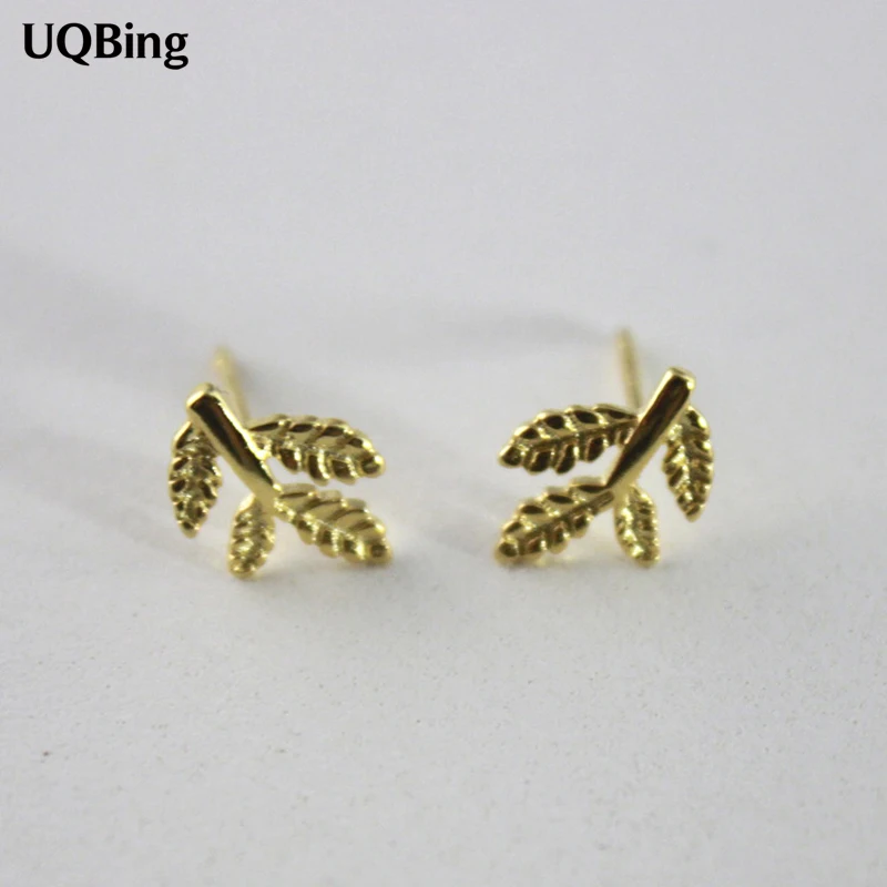 New Design 925 Sterling Silver Stud Earrings Gold-color Leave Stud Earrings For Women Earrings Jewelry Free Shipping Brincos
New Design 925 Sterling Silver Stud Earrings Gold-color Leave Stud Earrings For Women Earrings Jewelry Free Shipping Brincos