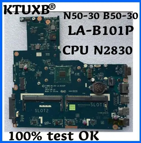 ZIWB0/B1/E0 LA-B102P motherboard for Lenovo B50-30 N50-30 notebook motherboard CPU N2830 (no fingerprint) DDR3 100% test work
ZIWB0/B1/E0 LA-B102P motherboard for Lenovo B50-30 N50-30 notebook motherboard CPU N2830 (no fingerprint) DDR3 100% test work