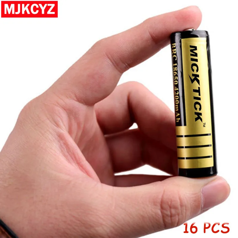 16Pcs 3.7V 18650 4200mAh Battery lithium Li Ion Rechargeable Large Capacity Batteries Flashlight red LED free shipping
16Pcs 3.7V 18650 4200mAh Battery lithium Li Ion Rechargeable Large Capacity Batteries Flashlight red LED free shipping