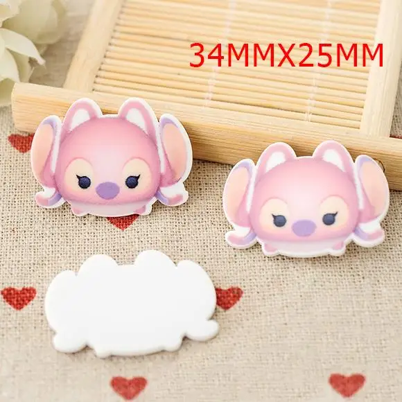 50pcs/lot NEW Cartoon Lilo and Stitch Planar Resin for Hair Bow Kawaii Resin Flatbacks for DIY Phone Decorations DF-142
50pcs/lot NEW Cartoon Lilo and Stitch Planar Resin for Hair Bow Kawaii Resin Flatbacks for DIY Phone Decorations DF-142