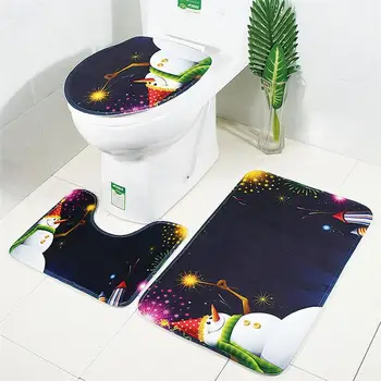 Three Pieces Toilet Rug Bathroom Pedestal Mat Kit Comfortable Non-Slip Water-absorbing Contour Rug Toilet Lid Cover Bath Mat
Three Pieces Toilet Rug Bathroom Pedestal Mat Kit Comfortable Non-Slip Water-absorbing Contour Rug Toilet Lid Cover Bath Mat