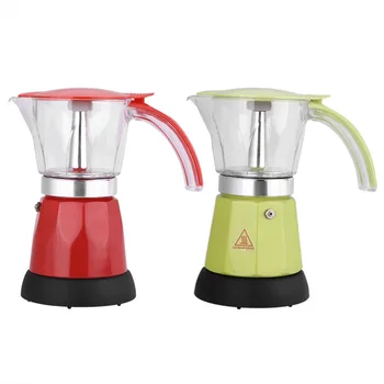 300ml/6 Cups Electric Espresso Moka Pot Detachable Kitchen Coffee Pots Italian Espresso Machine Coffee Filter Tools
300ml/6 Cups Electric Espresso Moka Pot Detachable Kitchen Coffee Pots Italian Espresso Machine Coffee Filter Tools