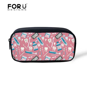 FORUDESIGNS Dentist Teeth Cartoon Printing Make Up Bag for Women Makeup Case Travel Organizer Children Students Pencil Bags 2018
FORUDESIGNS Dentist Teeth Cartoon Printing Make Up Bag for Women Makeup Case Travel Organizer Children Students Pencil Bags 2018