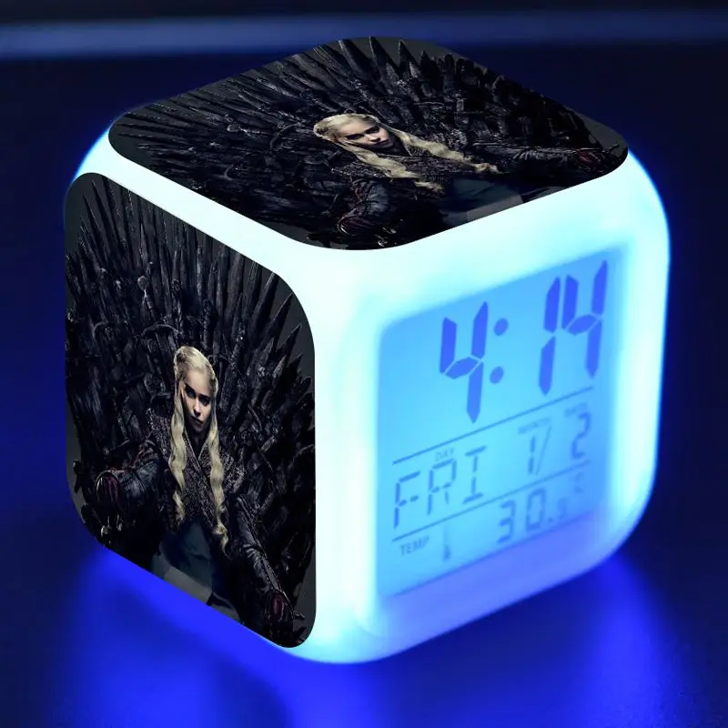 Figure Game of Thrones TV LED Alarm Clock Colorful Flash Desk Light Model a song of ice and fire Figurines Toys
Figure Game of Thrones TV LED Alarm Clock Colorful Flash Desk Light Model a song of ice and fire Figurines Toys
