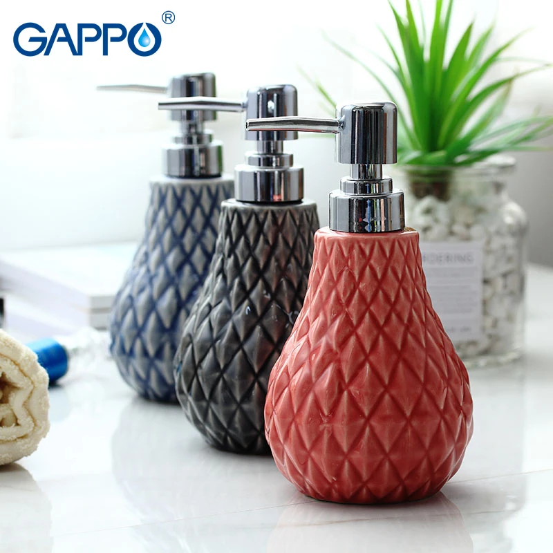 GAPPO liquid soap dispenser toilet ceramic shower shampoo dispensers bathroom shower sink containers brushed dispensers
GAPPO liquid soap dispenser toilet ceramic shower shampoo dispensers bathroom shower sink containers brushed dispensers