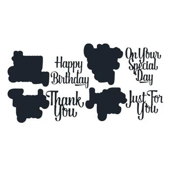 Greeting Happy Birthday Thank You Scrapbooking Die Cuts Decor Metal Cutting dies Craft DIY Card Embossing Stencil Punch New 2019
Greeting Happy Birthday Thank You Scrapbooking Die Cuts Decor Metal Cutting dies Craft DIY Card Embossing Stencil Punch New 2019