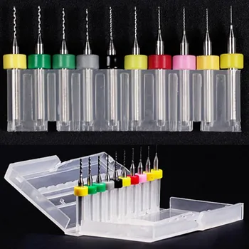 10pcs PCB drill tool kit 0.1mm-2.0mm tungsten carbide metal Milling cutter cnc tools for circuit board beeswax engraving
10pcs PCB drill tool kit 0.1mm-2.0mm tungsten carbide metal Milling cutter cnc tools for circuit board beeswax engraving