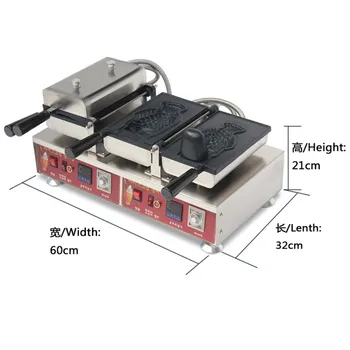 110V 220V Commercial Electric Taiyaki Waffle Maker Machine Deep Mouth Taiyaki Ice Cream Baker Machine 2pcs EU/AU/UK/US Plug
110V 220V Commercial Electric Taiyaki Waffle Maker Machine Deep Mouth Taiyaki Ice Cream Baker Machine 2pcs EU/AU/UK/US Plug