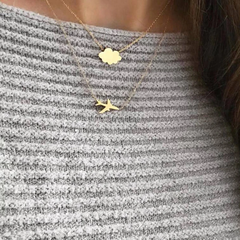 Boho Fashion Multilayer Airplane Could Gold Color Link Chain Necklace For Women Trendy Seashell Beach Choker Necklace Jewelry
Boho Fashion Multilayer Airplane Could Gold Color Link Chain Necklace For Women Trendy Seashell Beach Choker Necklace Jewelry