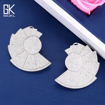 GODKI Fashion Luxury Sydney Opera Design Stud Earrings For Women Wedding Cubic Zircon Crystal CZ Bohemian Dubai Bridal Earrings
GODKI Fashion Luxury Sydney Opera Design Stud Earrings For Women Wedding Cubic Zircon Crystal CZ Bohemian Dubai Bridal Earrings