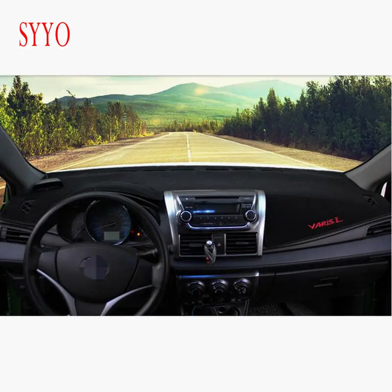 STYO Car dashboard Avoid Light Pad Instrument Platform Desk Cover Mat Carpets Trim For TOYOTA1 YARIS L 2014 2015
STYO Car dashboard Avoid Light Pad Instrument Platform Desk Cover Mat Carpets Trim For TOYOTA1 YARIS L 2014 2015