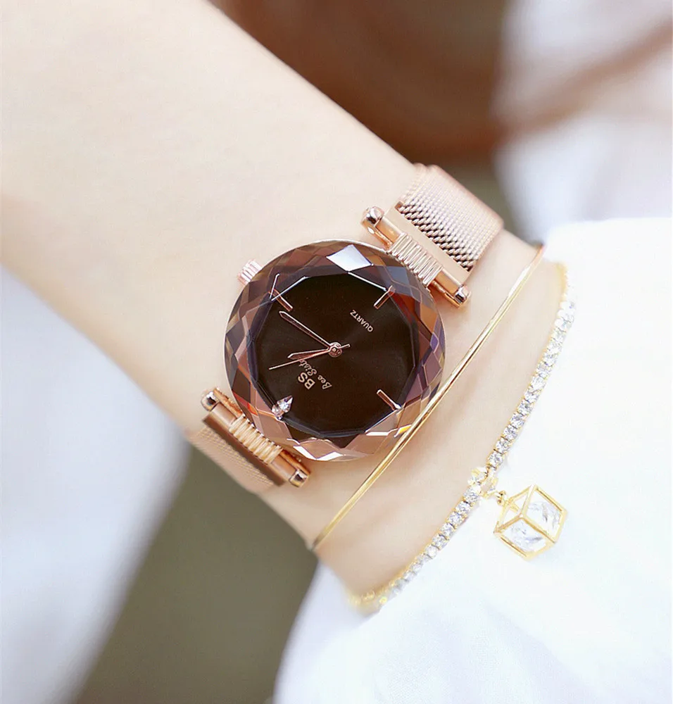 BS Bee Sister Women's Rhinestone Watches Lady's Crystal Wristwatches Magnet Steel Strap Girl's Quartz Relogio Feminino Montre
BS Bee Sister Women's Rhinestone Watches Lady's Crystal Wristwatches Magnet Steel Strap Girl's Quartz Relogio Feminino Montre