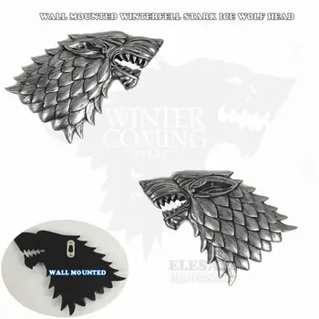 Creative Wall-Mounted Resin Ice Wolf Head Game Of Thrones Winterfell Stark Home Office Party Wall Decoration Gift Dropshipping
Creative Wall-Mounted Resin Ice Wolf Head Game Of Thrones Winterfell Stark Home Office Party Wall Decoration Gift Dropshipping