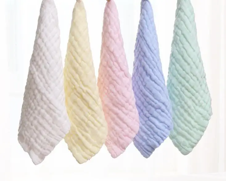 2pcs/lot 30*30cm Children soft comfortable cotton Handkerchief Towels 6 layer thick gauze Baby saliva towel
2pcs/lot 30*30cm Children soft comfortable cotton Handkerchief Towels 6 layer thick gauze Baby saliva towel