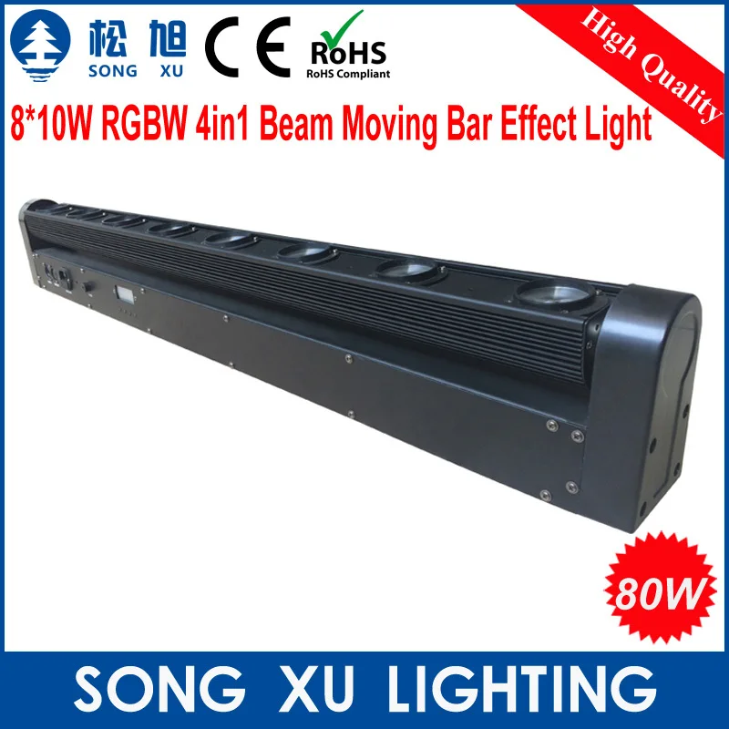SONGXU 8pcs/lot RGBW 4in1 LED Beam Moving Head Light Moving Bar Light Stage Light for DJ Party Disco Nightclub Bar/SX-MH0810B
SONGXU 8pcs/lot RGBW 4in1 LED Beam Moving Head Light Moving Bar Light Stage Light for DJ Party Disco Nightclub Bar/SX-MH0810B