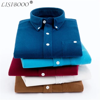 Fashion Men Dress Shirts Corduroy Long Sleeve Solid Shirt Autumn Winter Casual Soft High Quality Man Shirt Camisa Plus Size 4XL
Fashion Men Dress Shirts Corduroy Long Sleeve Solid Shirt Autumn Winter Casual Soft High Quality Man Shirt Camisa Plus Size 4XL