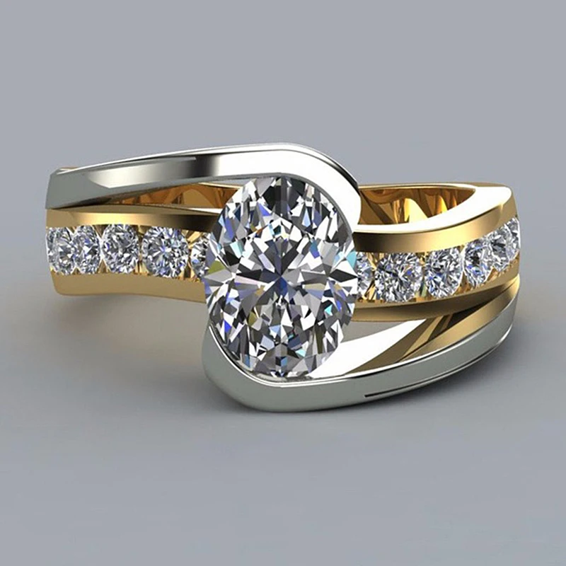 Modern Female Zircon Stone Ring Unique Style Crystal Silver Gold Color Wedding Ring Promise Engagement Rings For Women O4M221
Modern Female Zircon Stone Ring Unique Style Crystal Silver Gold Color Wedding Ring Promise Engagement Rings For Women O4M221