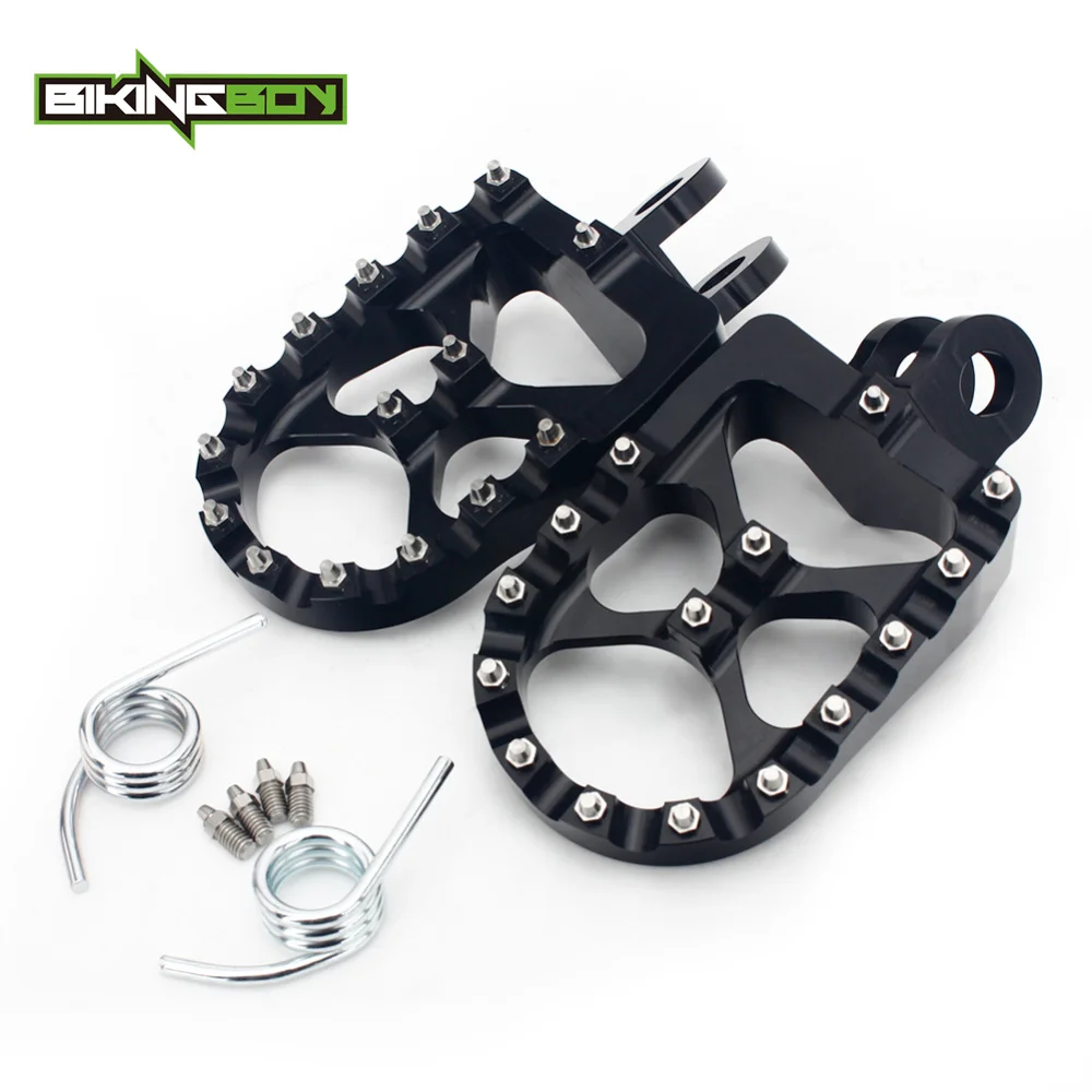 BIKINGBOY For Kawasaki KLX 400 R KLX400R 2003 KX 500 1988 89 90 91 92 93 94 95 96 97 98 99 00 01 02 03 04 MX Footpegs Foot Pegs |