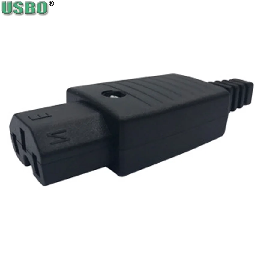 Black Electrical 250v 10A wired Connector ac socket IEC320 C13 C14 C15 AC Power Plug WD-09 receptacle 5pcs
Black Electrical 250v 10A wired Connector ac socket IEC320 C13 C14 C15 AC Power Plug WD-09 receptacle 5pcs