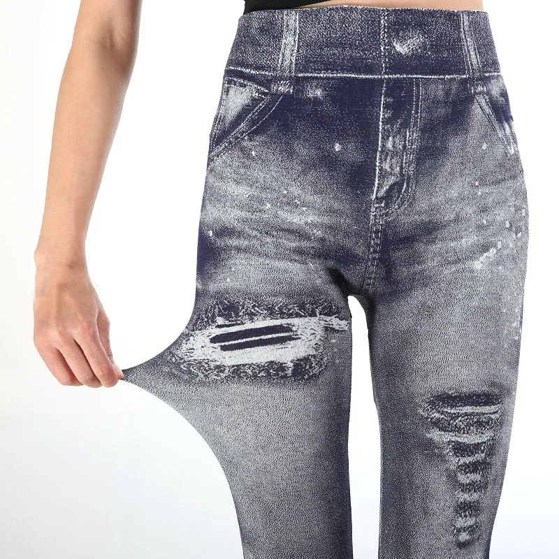 Ladies Pants Elastic Printed Skinny High Waist Trousers Tight Casual Hole Pencil Pants
Ladies Pants Elastic Printed Skinny High Waist Trousers Tight Casual Hole Pencil Pants