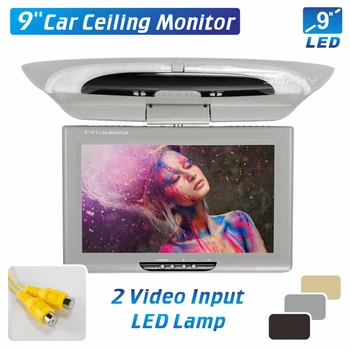 9 Inch Vehicle Automobile Car Flip Down Monitor Roof Mount Monitor LED Screen Car Styling & High Quality 12~24V SH981
9 Inch Vehicle Automobile Car Flip Down Monitor Roof Mount Monitor LED Screen Car Styling & High Quality 12~24V SH981