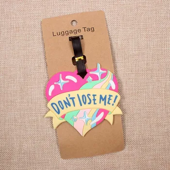 Travel Accessories Luggage Tag Creative "Don't Lose Me" Suitcase Fashion Style Silicon Portable Travel Label ID Addres Holder
Travel Accessories Luggage Tag Creative "Don't Lose Me" Suitcase Fashion Style Silicon Portable Travel Label ID Addres Holder