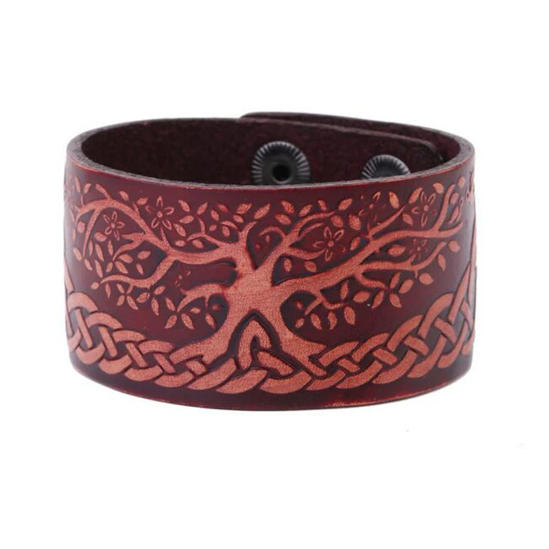 Punk Adjustable Vintage Leather Bracelet Norse Runes Men Jewelry Odin Symbol Genuine Leather Viking Bracelet Jewelry
Punk Adjustable Vintage Leather Bracelet Norse Runes Men Jewelry Odin Symbol Genuine Leather Viking Bracelet Jewelry