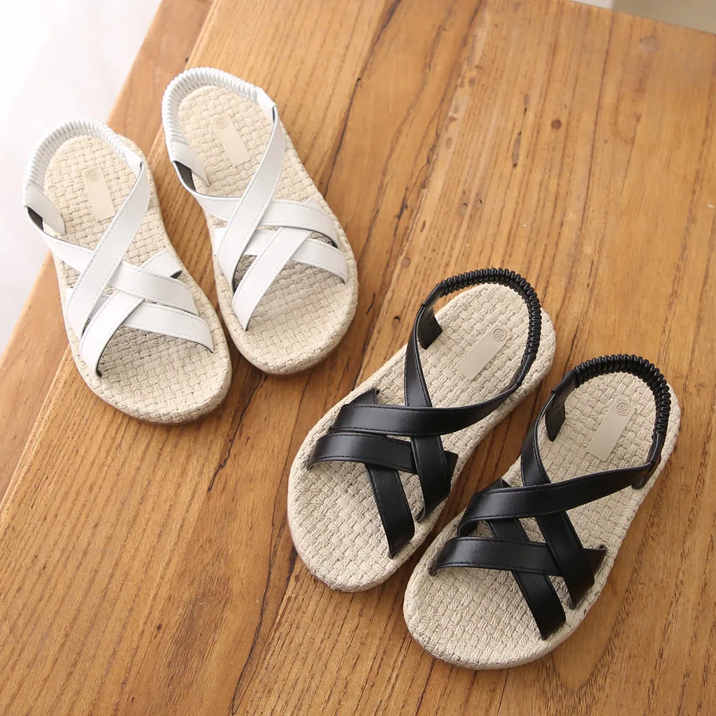 2019 New Summer High Quality Non-slip Children Toddler Kids Baby Girls Summer Cross Elastic Band Princess Roman Shoes Sandals #3
2019 New Summer High Quality Non-slip Children Toddler Kids Baby Girls Summer Cross Elastic Band Princess Roman Shoes Sandals #3