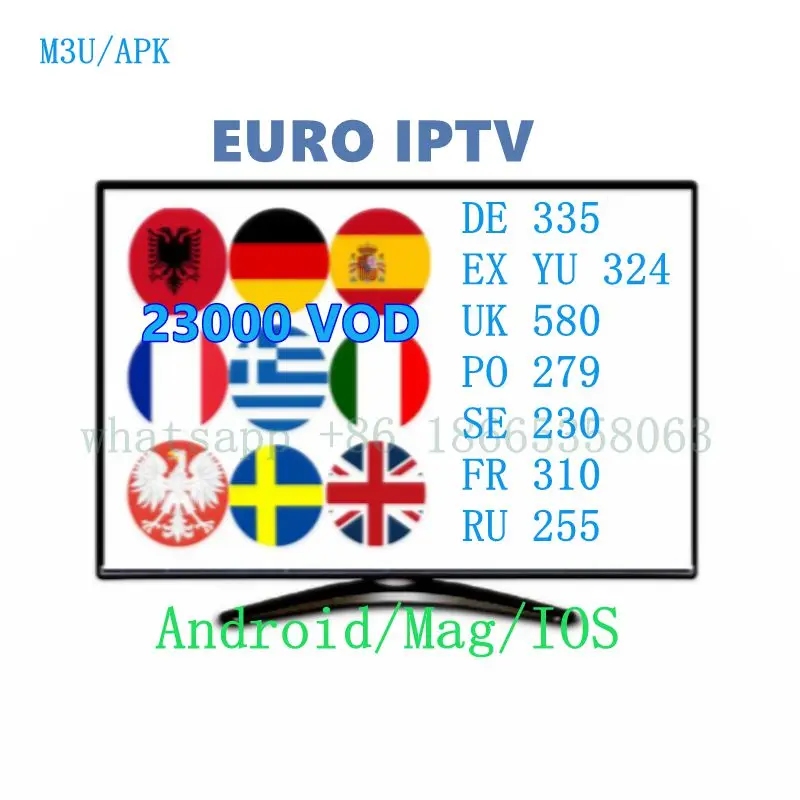 Swiss IPTV subscribes to British Arabic Grammar Italian Adult XXX IPTV M3U 6000 Live Sports Program for 1/3/6/12 months
Swiss IPTV subscribes to British Arabic Grammar Italian Adult XXX IPTV M3U 6000 Live Sports Program for 1/3/6/12 months