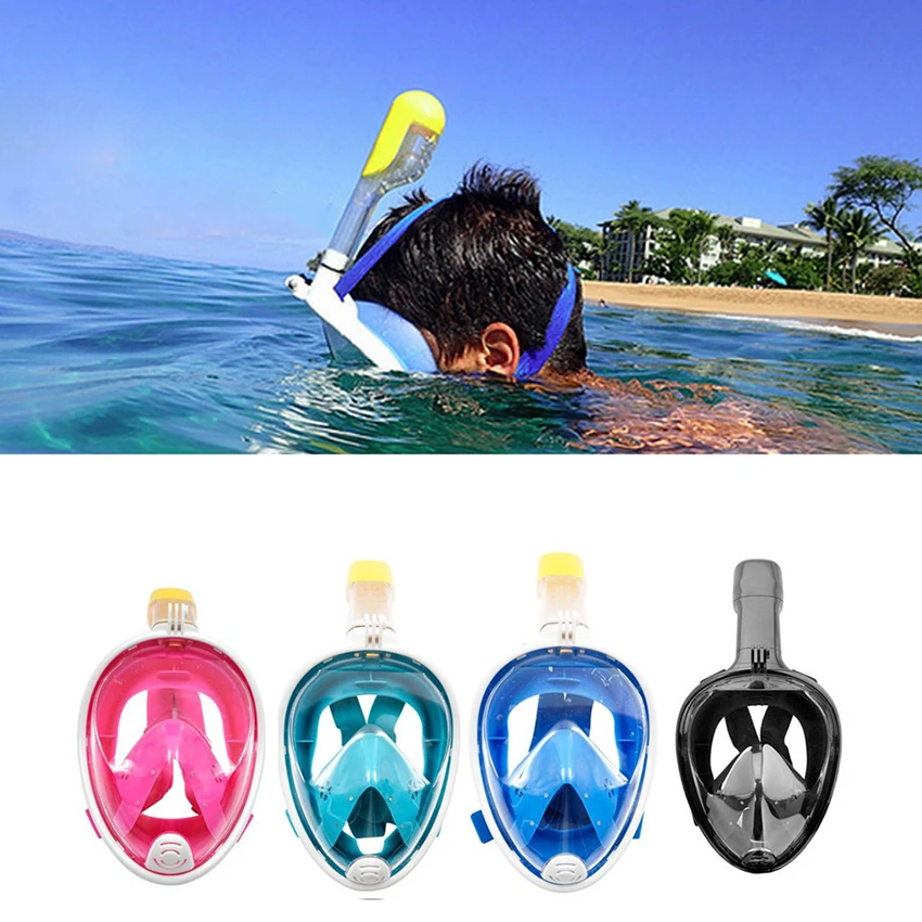 4 Colors Underwater Scuba Mask Anti Fog Full Face Diving Swimming Mask Camera Diving Mask Snorkeling Set With Earplug Set
4 Colors Underwater Scuba Mask Anti Fog Full Face Diving Swimming Mask Camera Diving Mask Snorkeling Set With Earplug Set