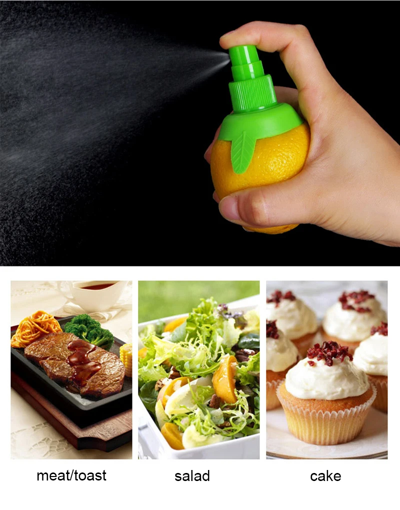 2Pcsset Home Kitchen Gadgets Lemon Orange Sprayer Fruit Juice Citrus Spray Cooking Tools Accessories Accesorios De Cocina8