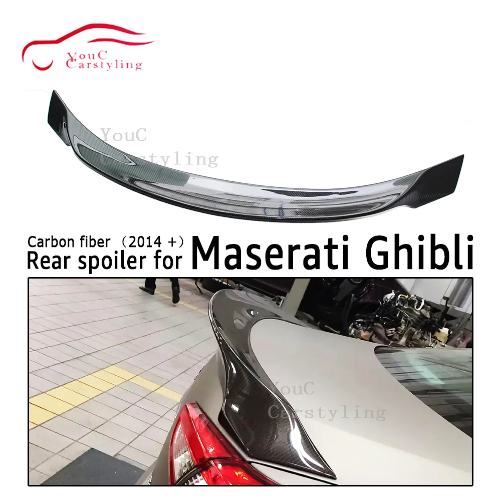Carbon Fiber Rear Spoiler Trunk Wing ASPEC Style for Maserati Ghibli 4-door Sedan 2014+ Trunk Boot Tail Lip Spoiler
Carbon Fiber Rear Spoiler Trunk Wing ASPEC Style for Maserati Ghibli 4-door Sedan 2014+ Trunk Boot Tail Lip Spoiler