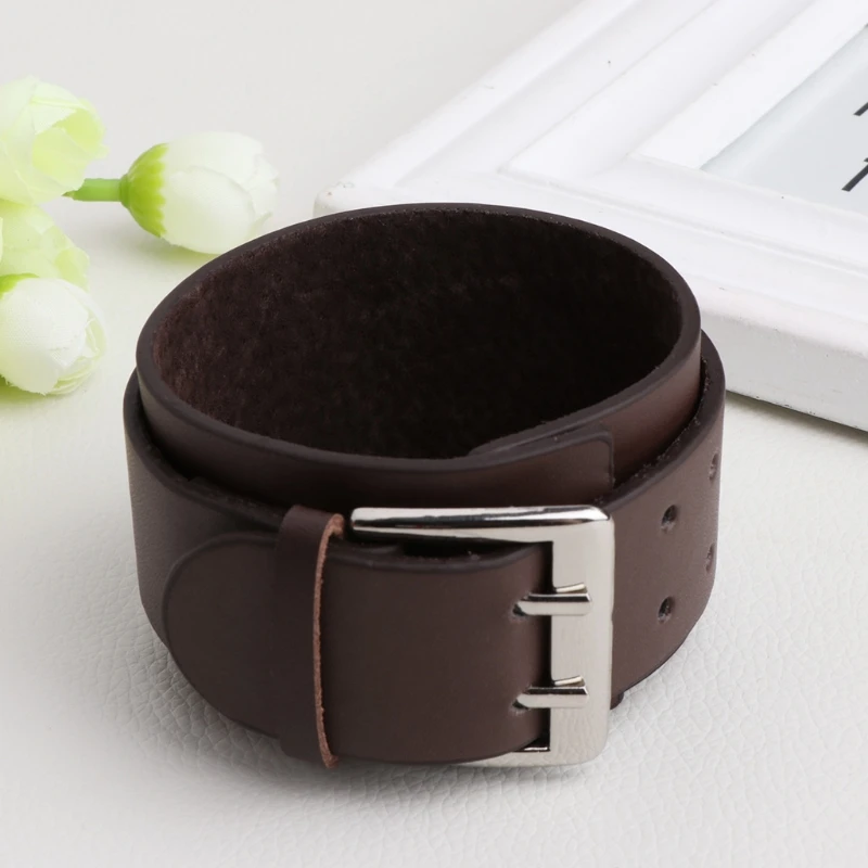 NEW 280x45mm Wide Belt Wristband Bangle Cuff Bracelet double Strand Bracelet Punk
NEW 280x45mm Wide Belt Wristband Bangle Cuff Bracelet double Strand Bracelet Punk